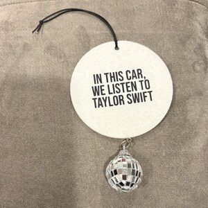 Taylor Swift “Mirrorball” Hanging Decoration for your car! The ball sparkles!!!